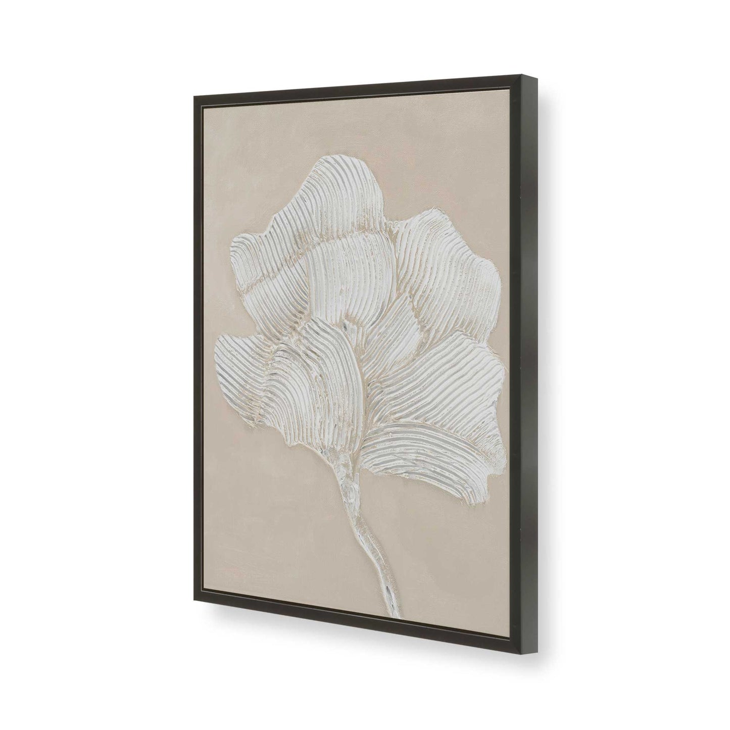 [Color:Satin Black], Picture of art in a Satin Black frame of the corner