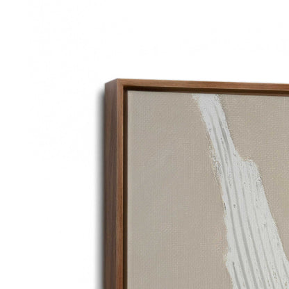 [Color:Walnut], Picture of art in a Walnut frame at an angle
