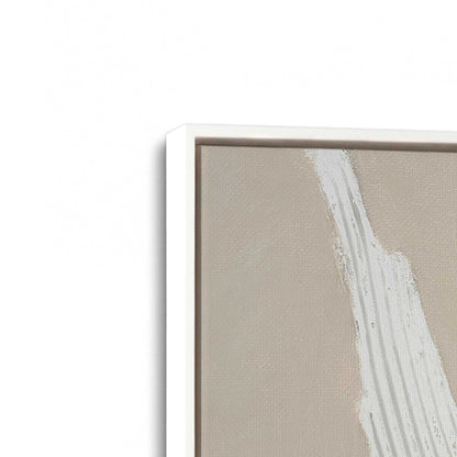 [Color:Opaque White], Picture of art in a White frame at an angle