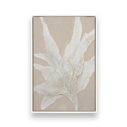 [Color:Opaque White], Picture of art in a White frame