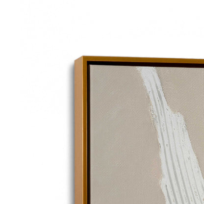 [Color:Polished Gold], Picture of art in a Polished Gold frame at an angle