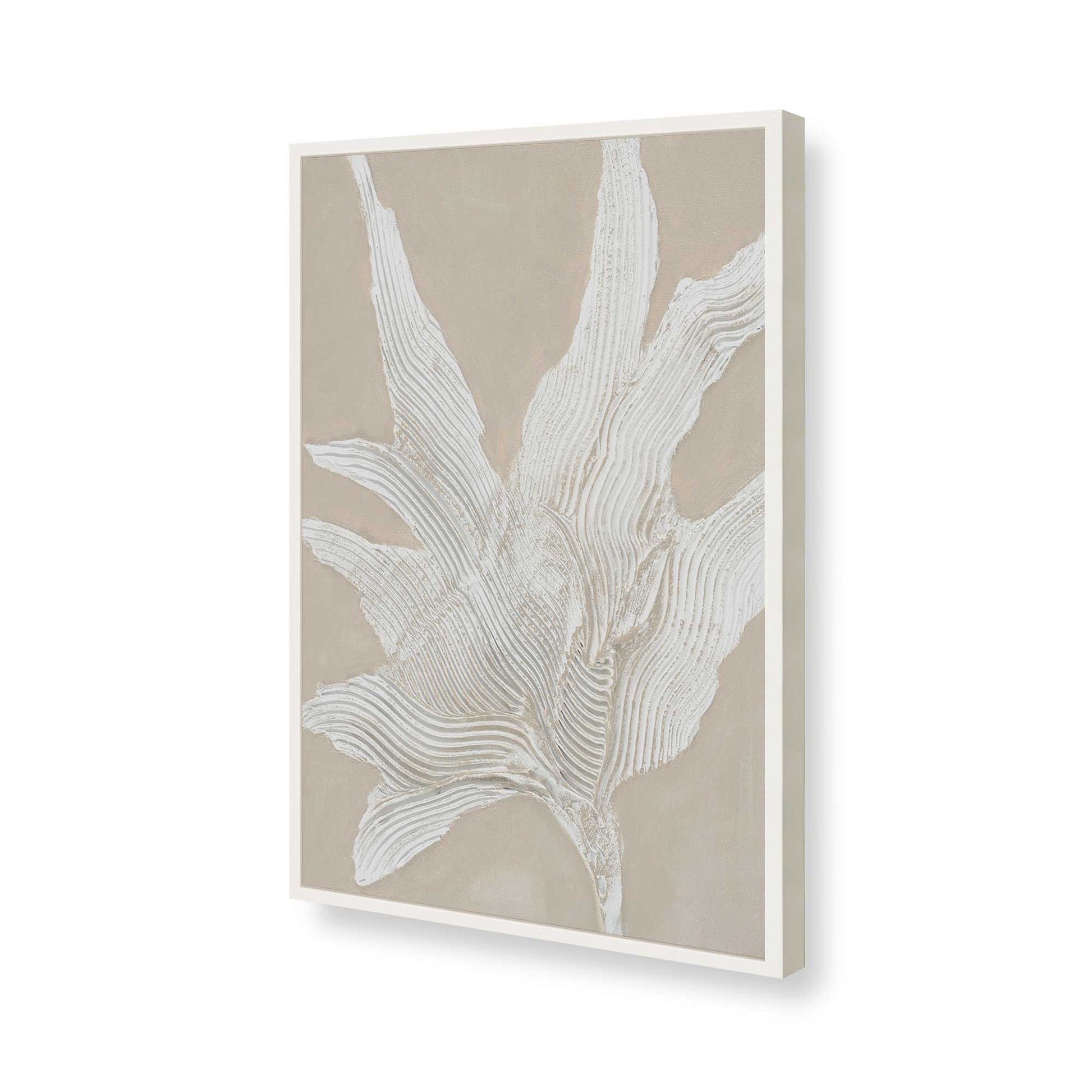 [Color:Opaque White], Picture of art in a Opaque White frame of the corner