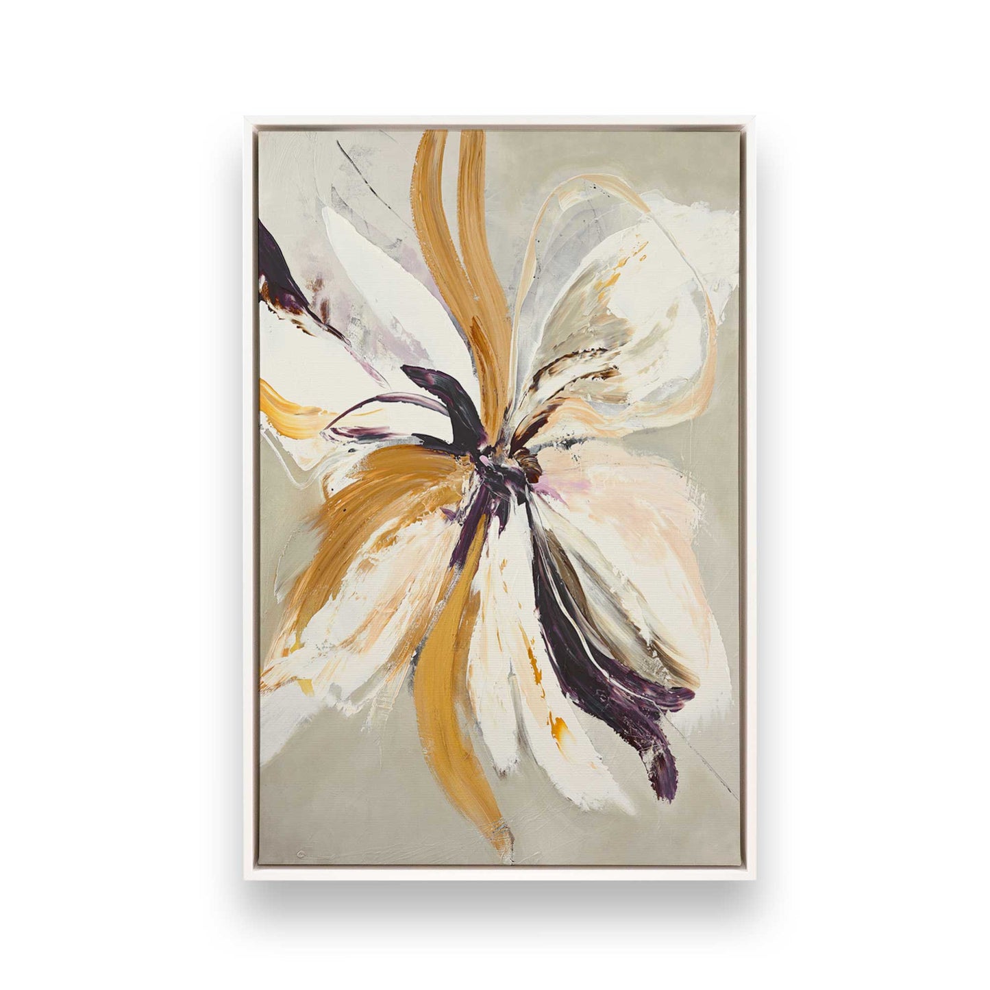 [Color:Opaque White], Picture of art in a White frame
