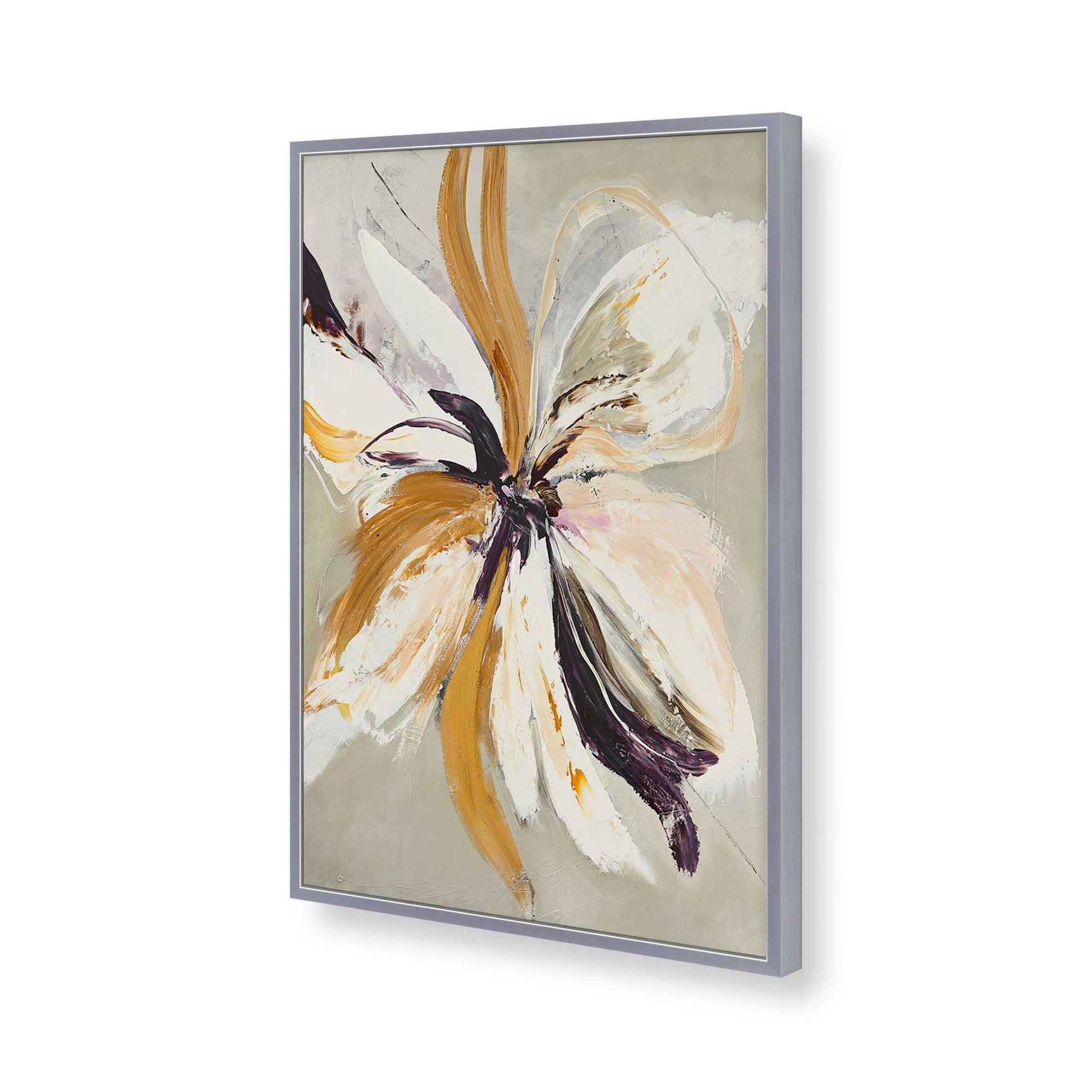 [Color:Polished Chrome], Picture of art in a Polished Chrome frame of the corner