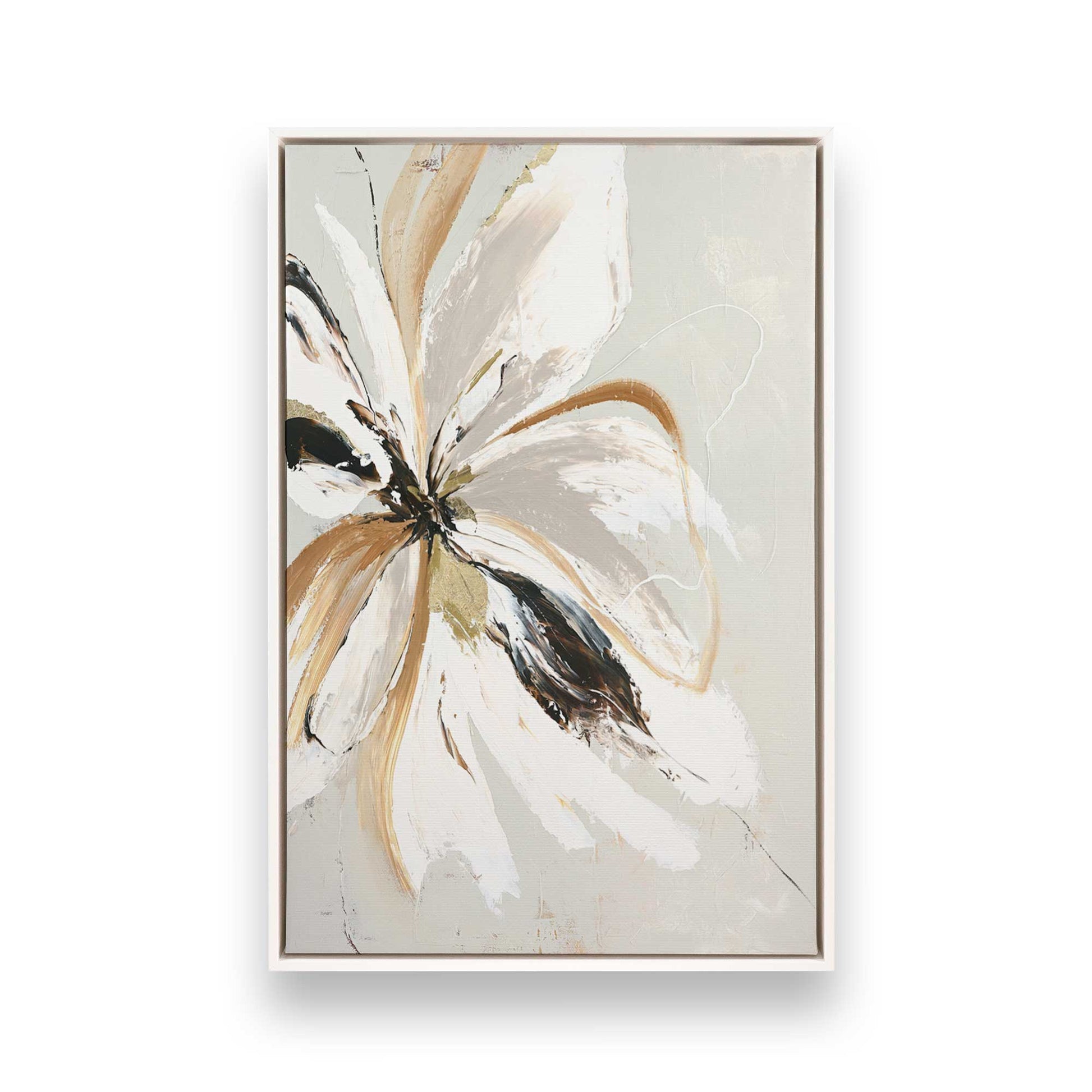 [Color:Opaque White], Picture of art in a White frame
