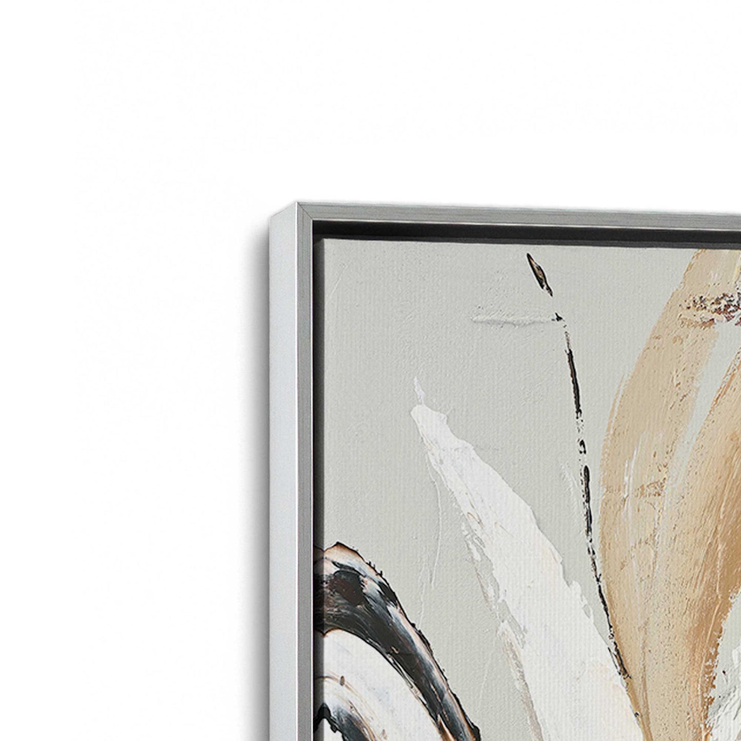 [Color:Polished Chrome], Picture of art in a Polished Chrome frame at an angle