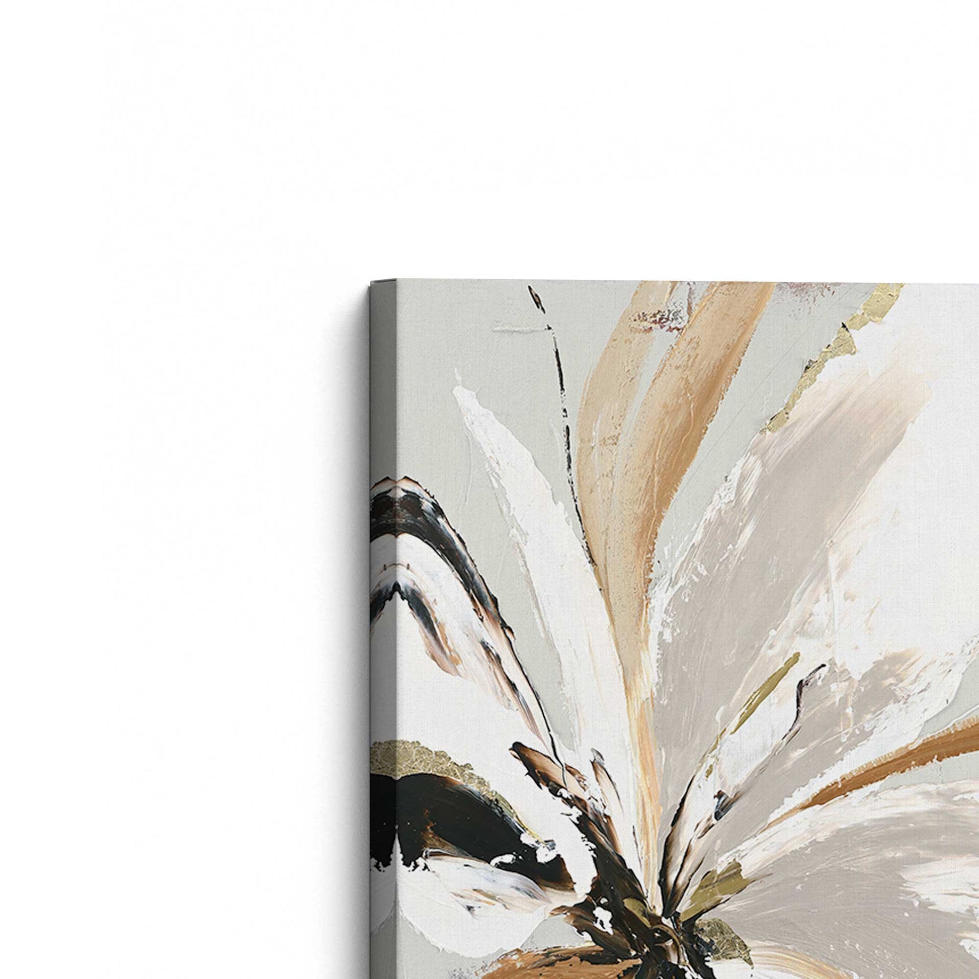 [Color:Stretched Canvas], Picture of the corner of the art