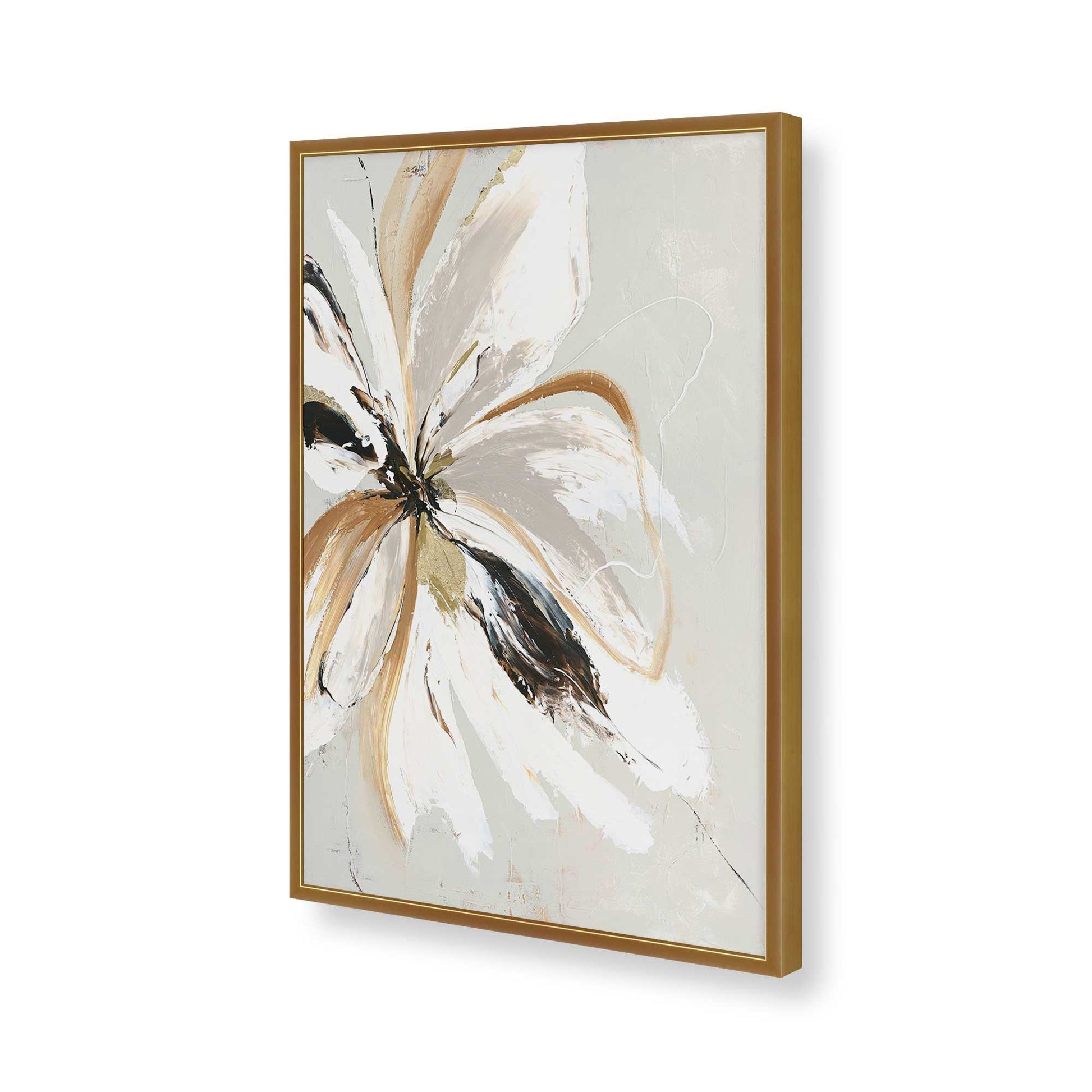 [Color:Polished Gold], Picture of art in a Polished Gold frame of the corner