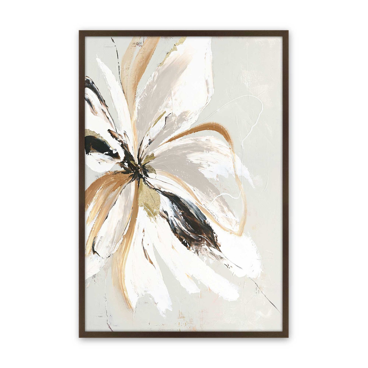 [Color:Brown], Picture of art in a Brown frame