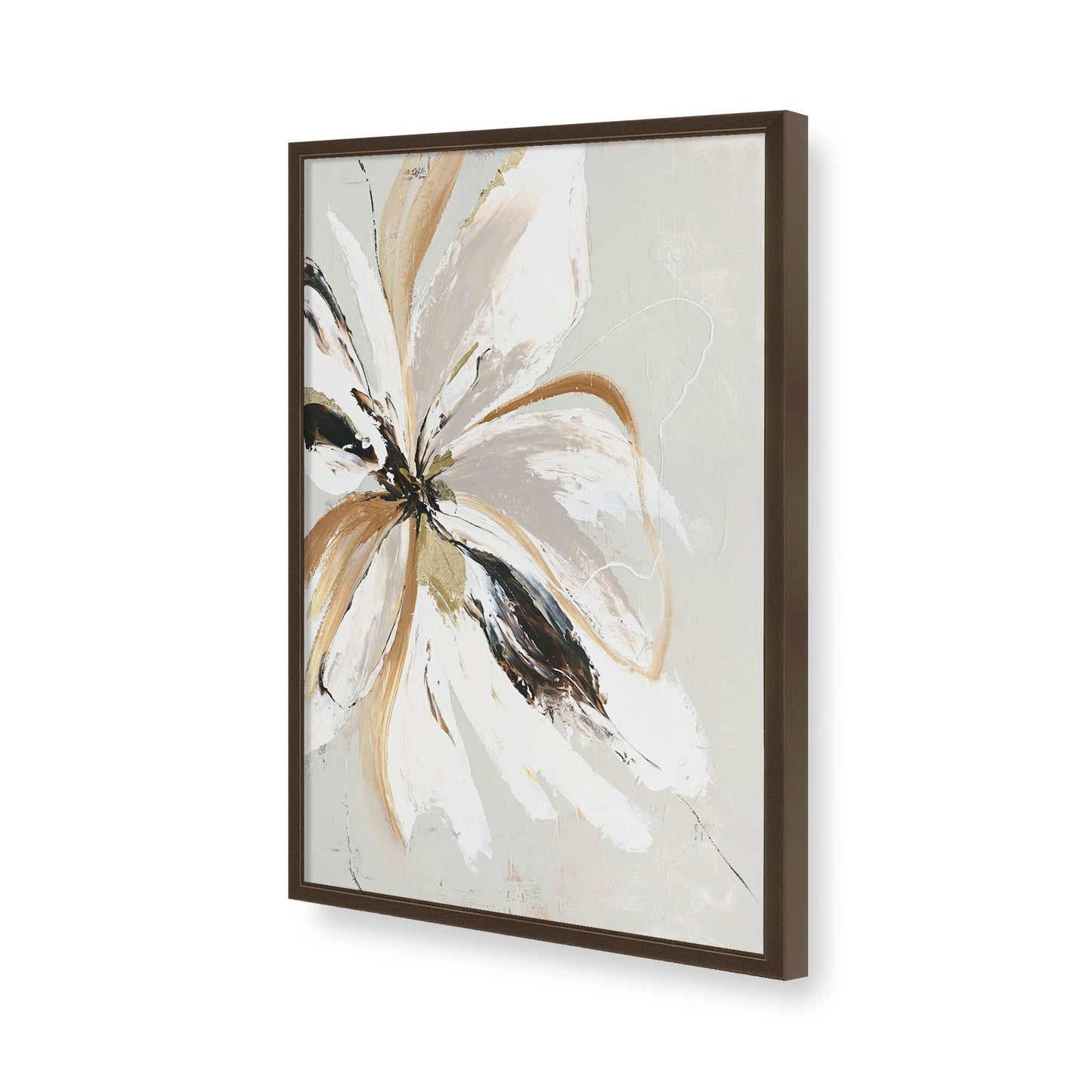 [Color:Belvinder Brown], Picture of art in a Belvinder Brown frame of the corner
