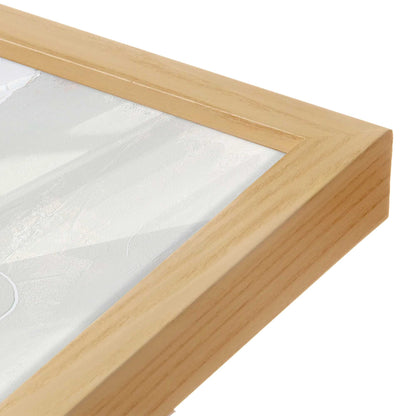 [Color:American Maple], Picture of art in a American Maple frame at an angle