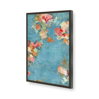 [Color:Satin Black], Picture of art in a Satin Black frame of the corner