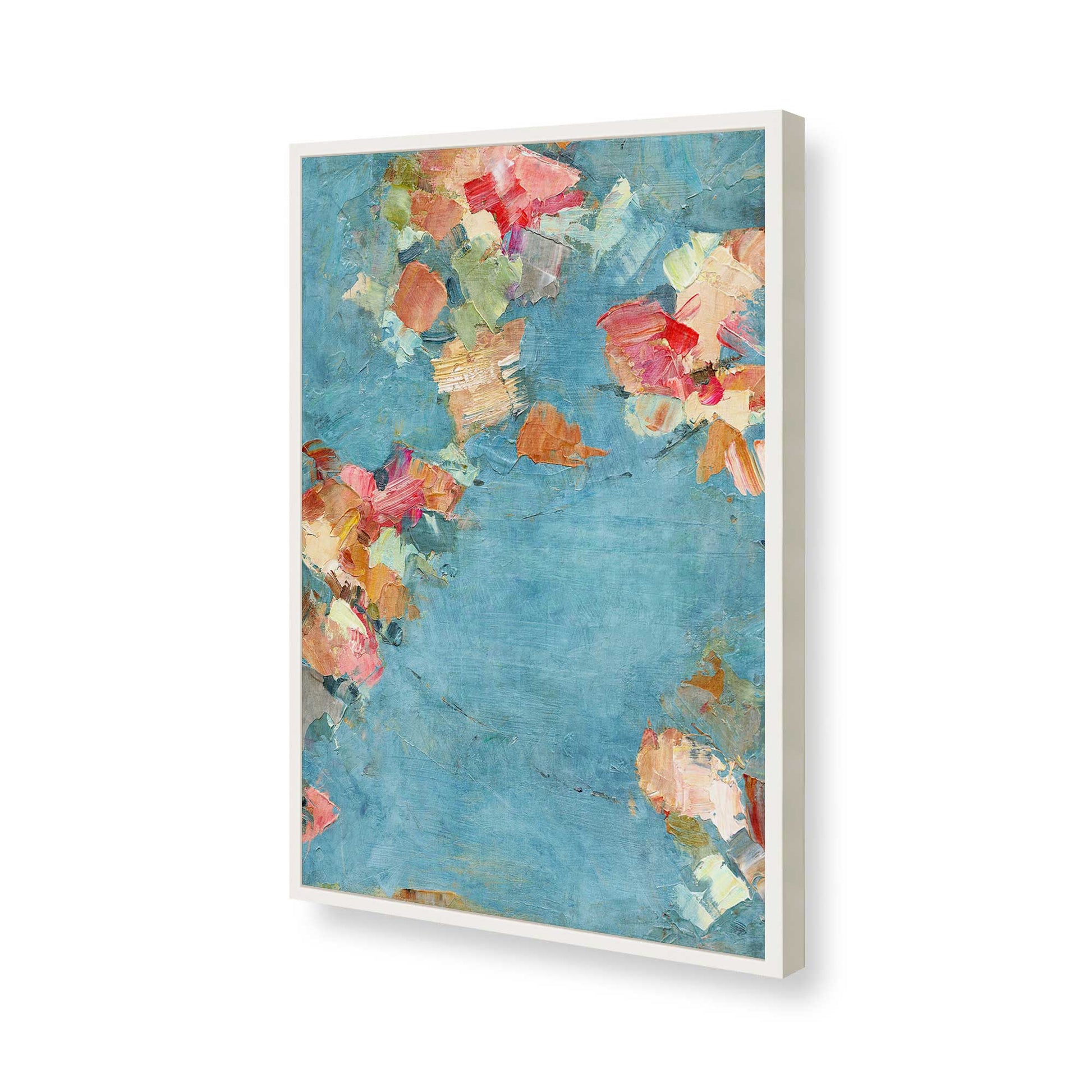 [Color:Opaque White], Picture of art in a Opaque White frame of the corner