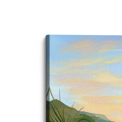 [Color:Stretched Canvas], Picture of the corner of the art