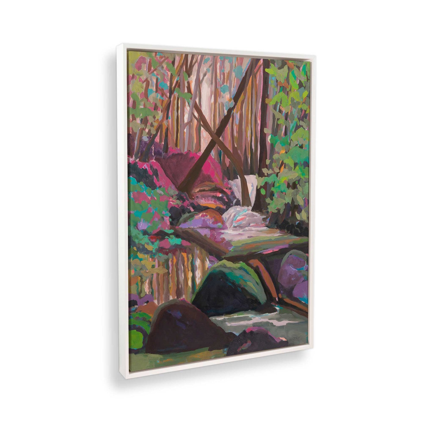 [Color:Opaque White], Picture of the corner of the art