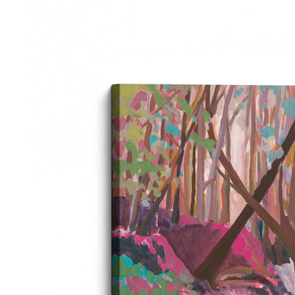 [Color:Stretched Canvas], Picture of the corner of the art