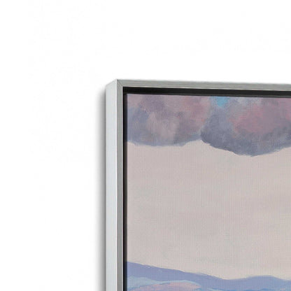 [Color:Polished Chrome], Picture of art in a Polished Chrome frame at an angle