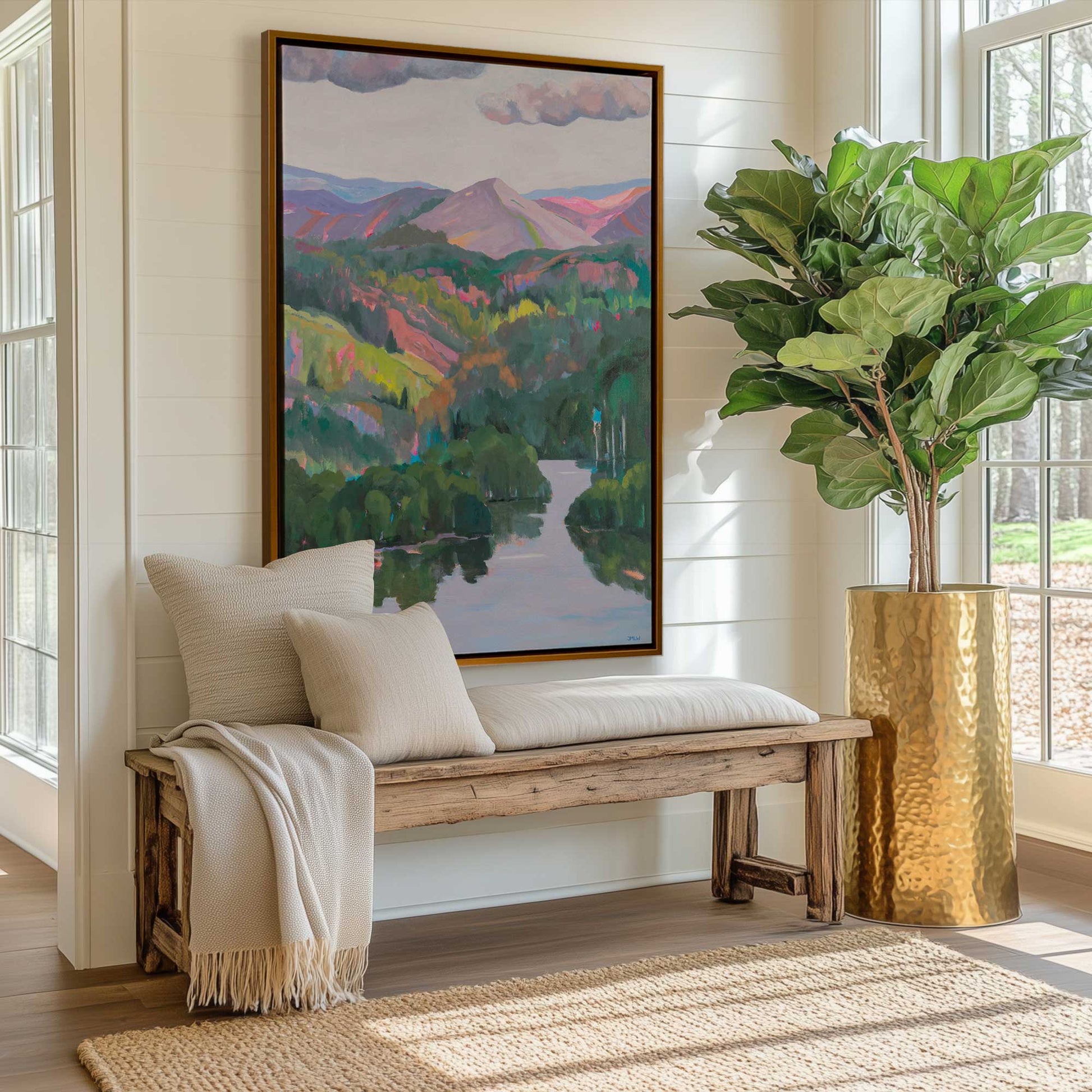 Picture of art in a room