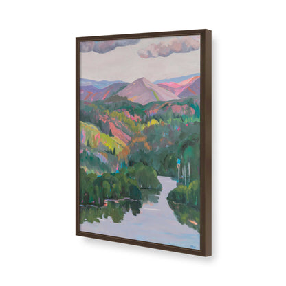 [Color:Belvinder Brown], Picture of art in a Belvinder Brown frame of the corner