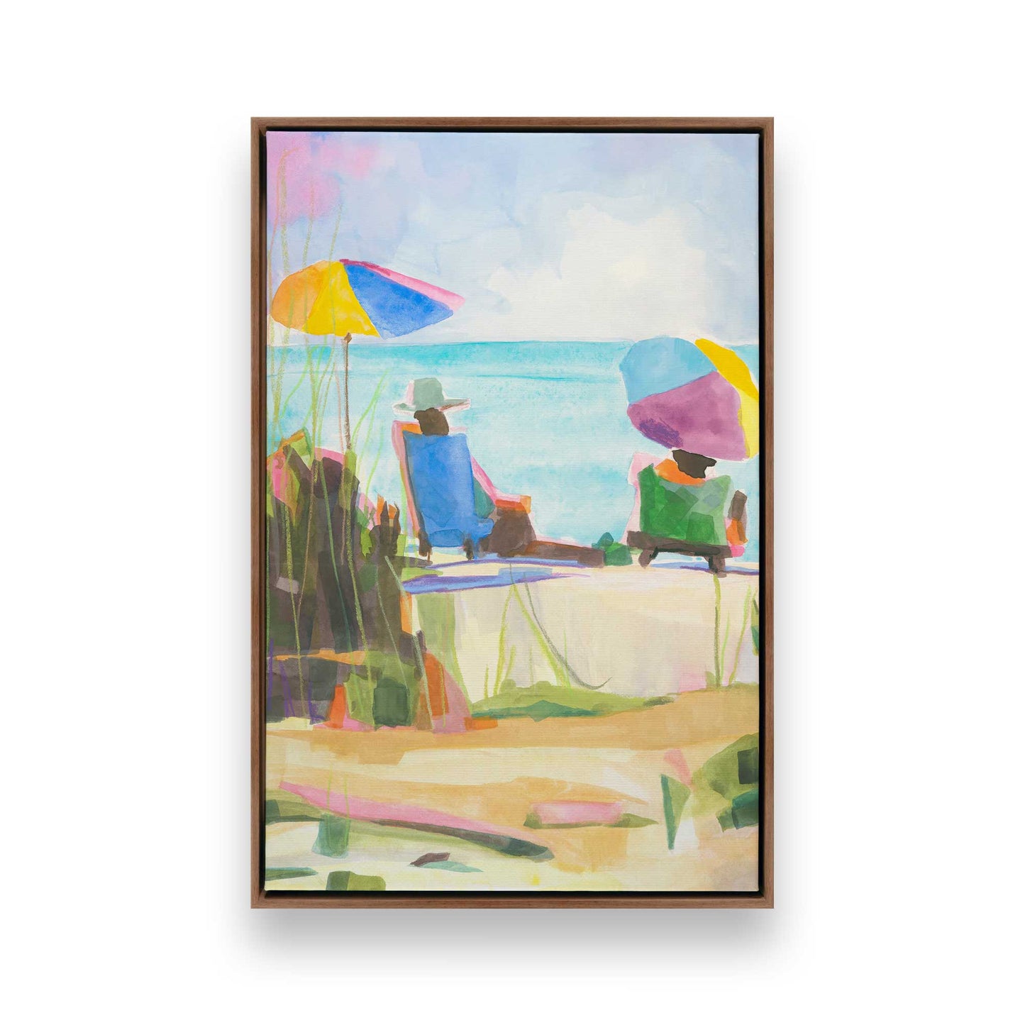 [Color:Walnut], Picture of art in a Walnut frame