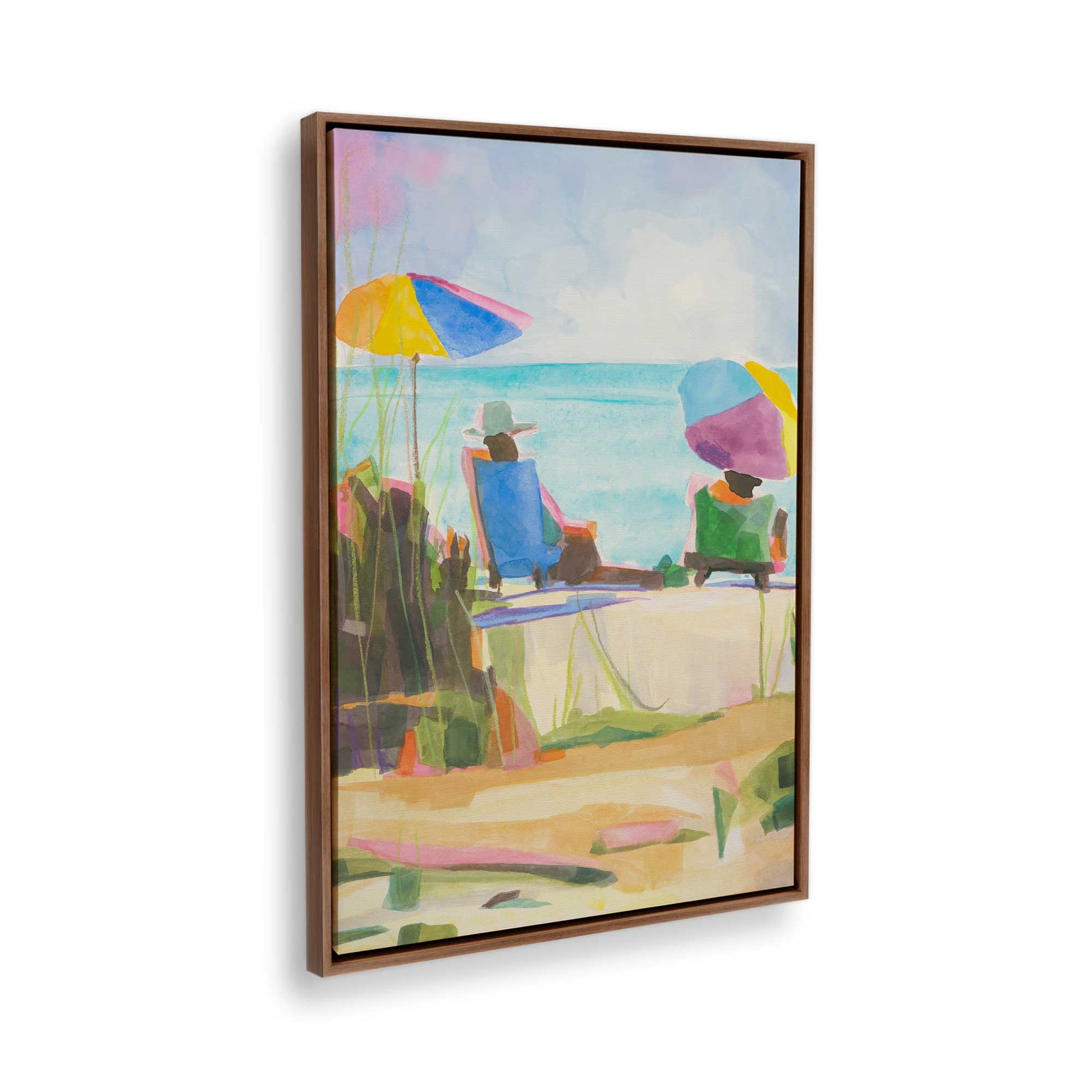 [Color:Walnut], Picture of the corner of the art