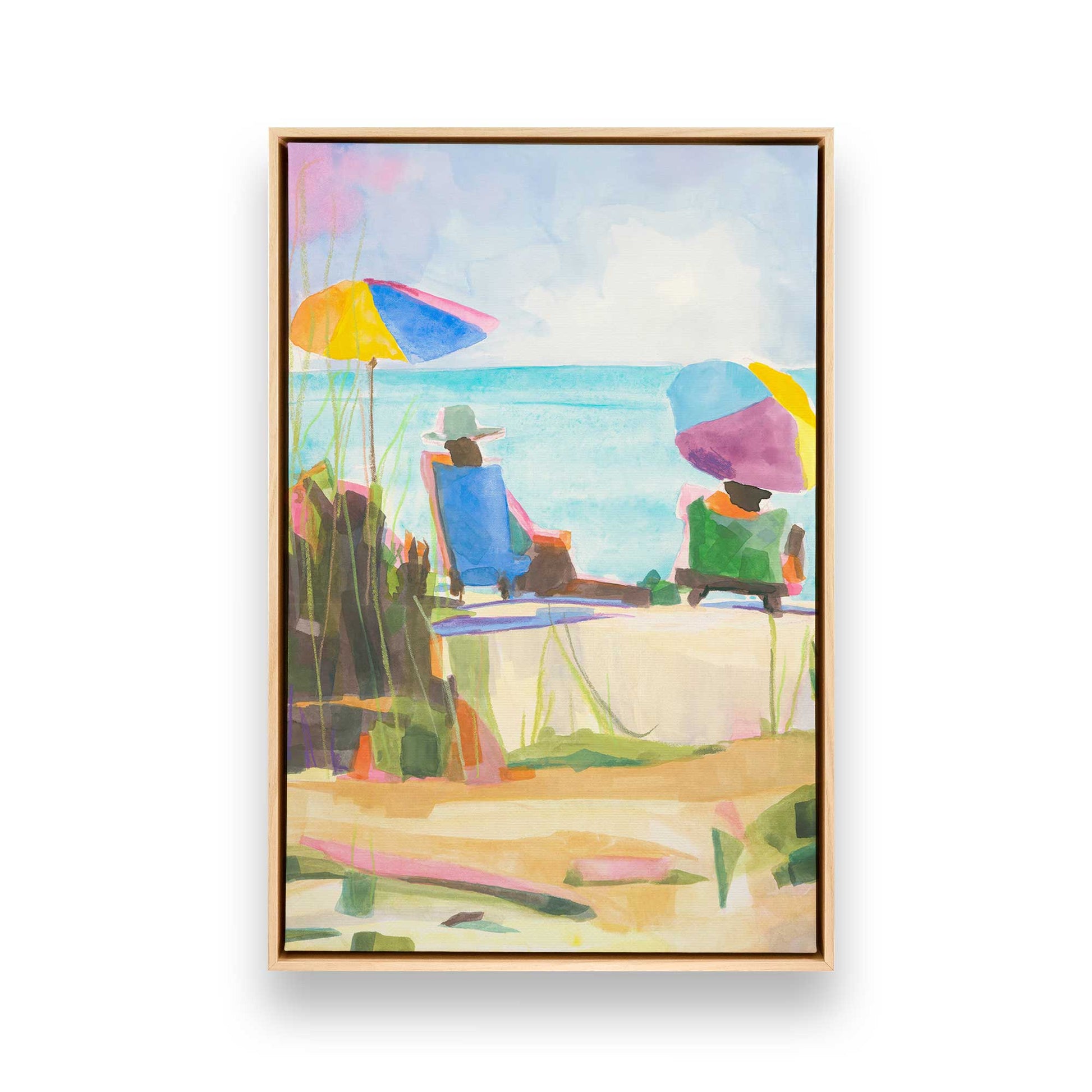 [Color:American Maple], Picture of art in a American Maple frame