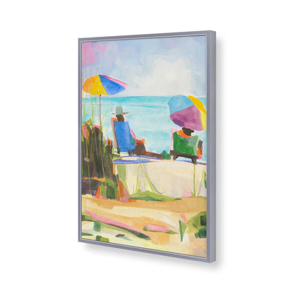 [Color:Polished Chrome], Picture of art in a Polished Chrome frame of the corner