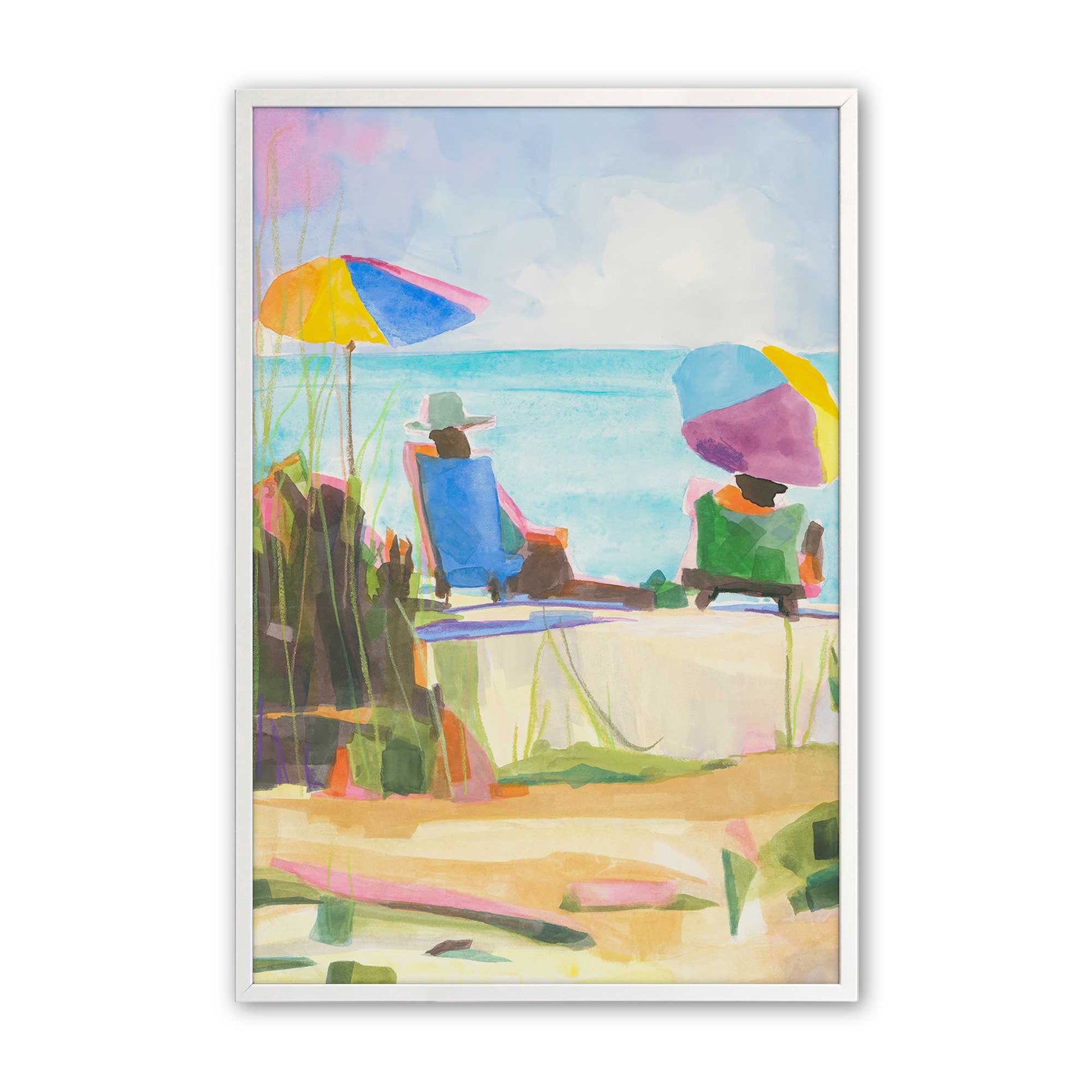 [Color:Opaque White], Picture of art in a Opaque White frame