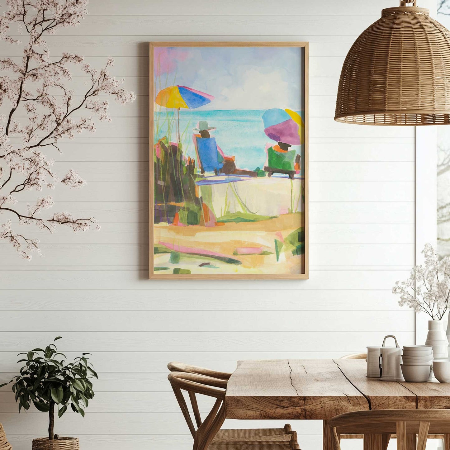 Picture of art in a room