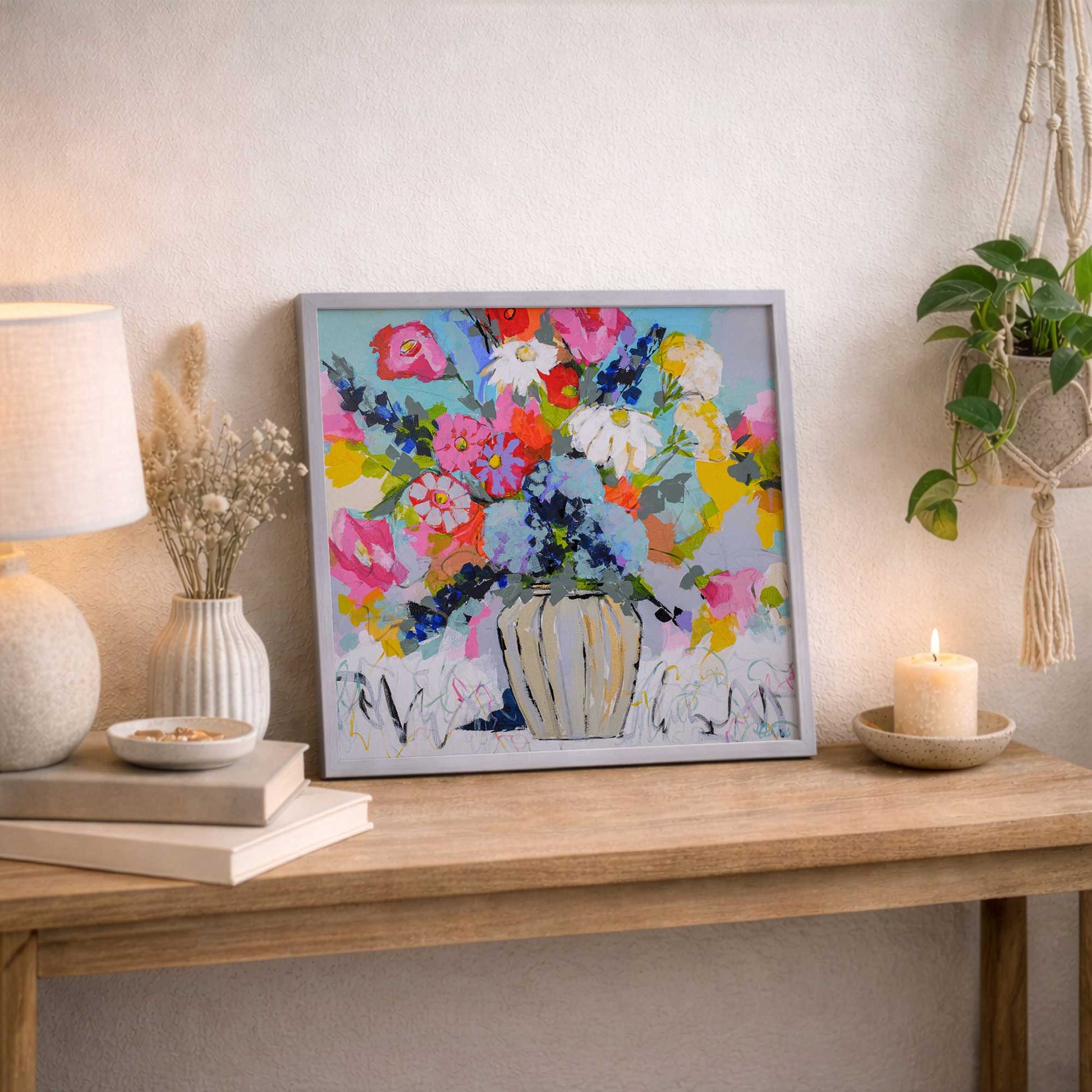 Picture of art in a room