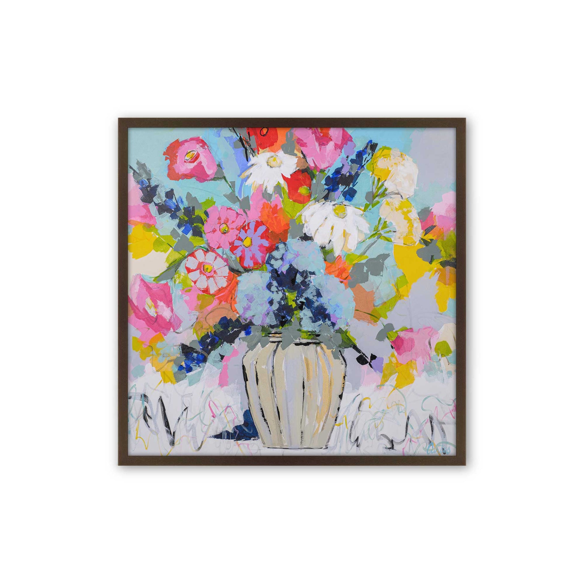 [Color:Espresso], Picture of art in a Espresso frame