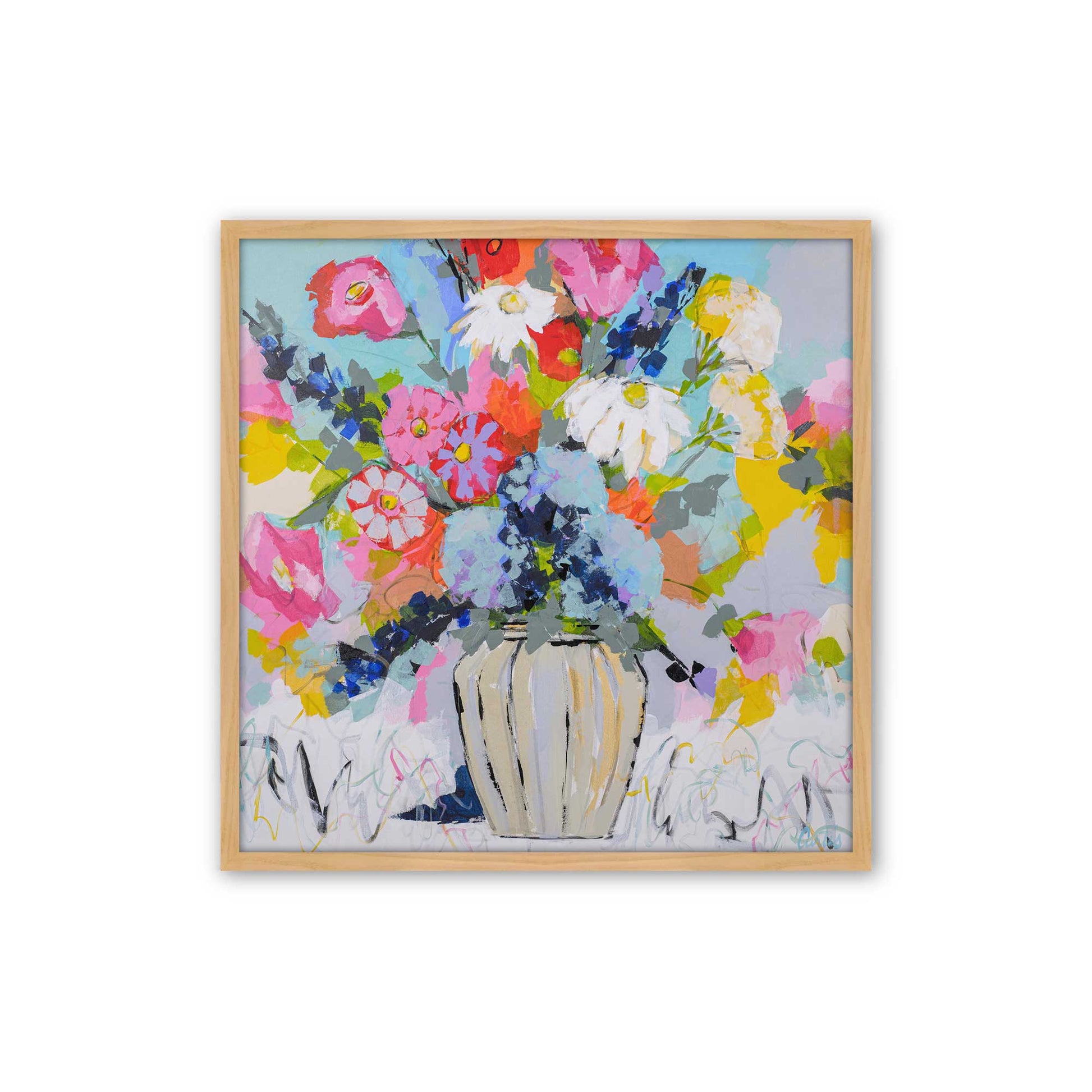 [Color:American Maple], Picture of art in a American Maple frame