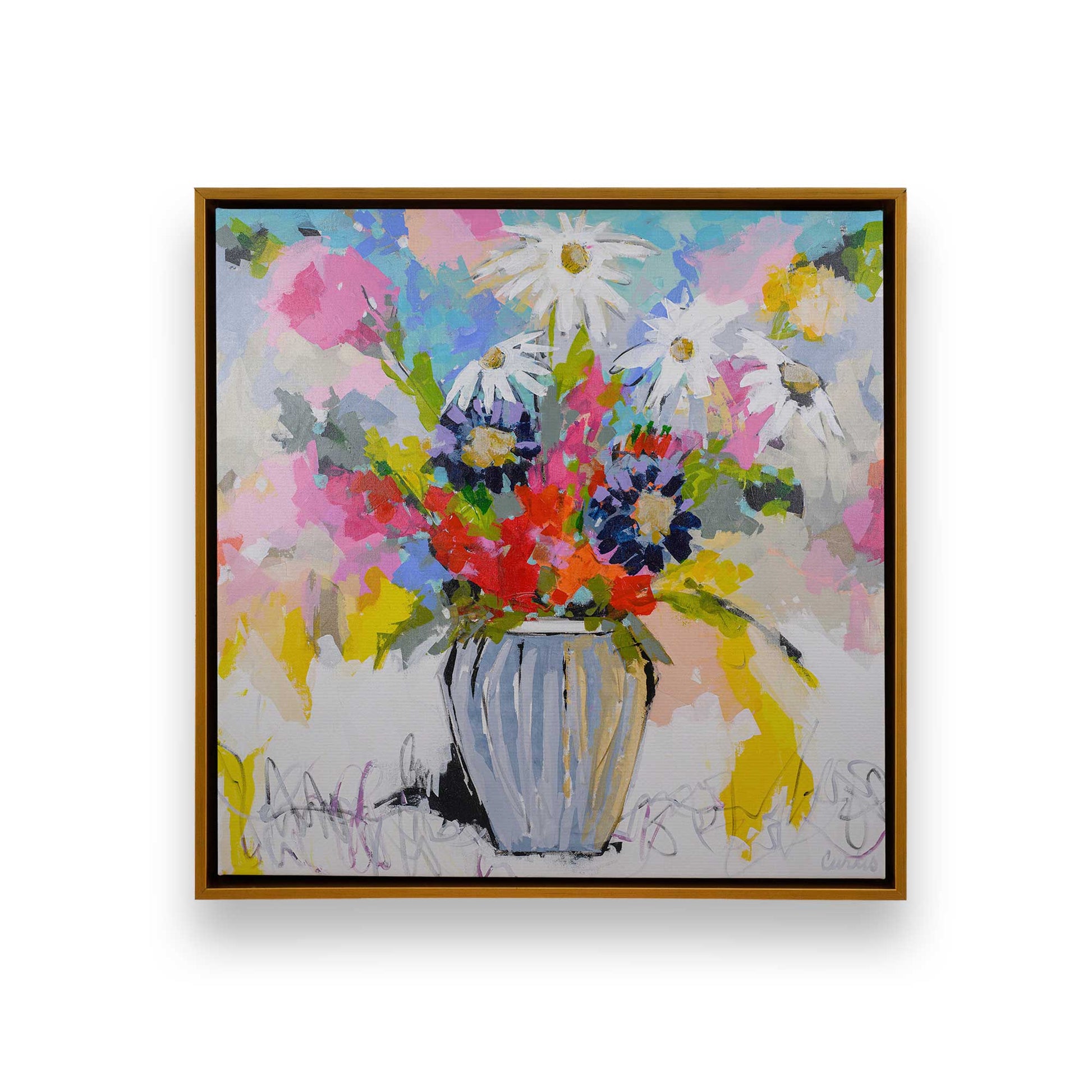 [Color:Polished Gold], Picture of art in a Polished Gold frame