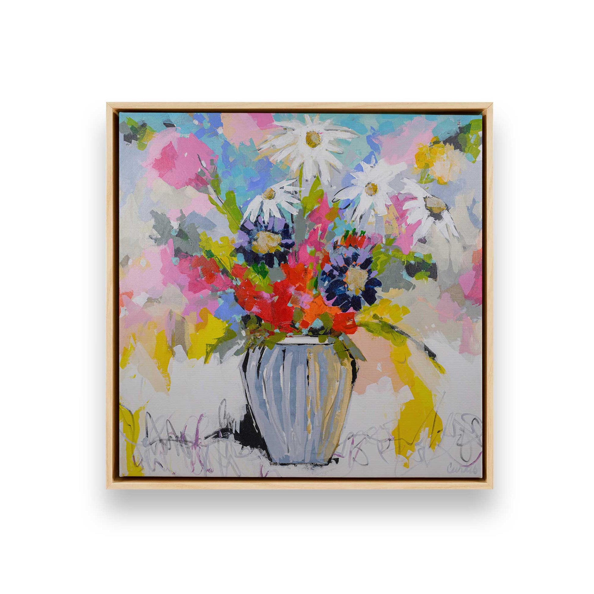 [Color:American Maple], Picture of art in a American Maple frame