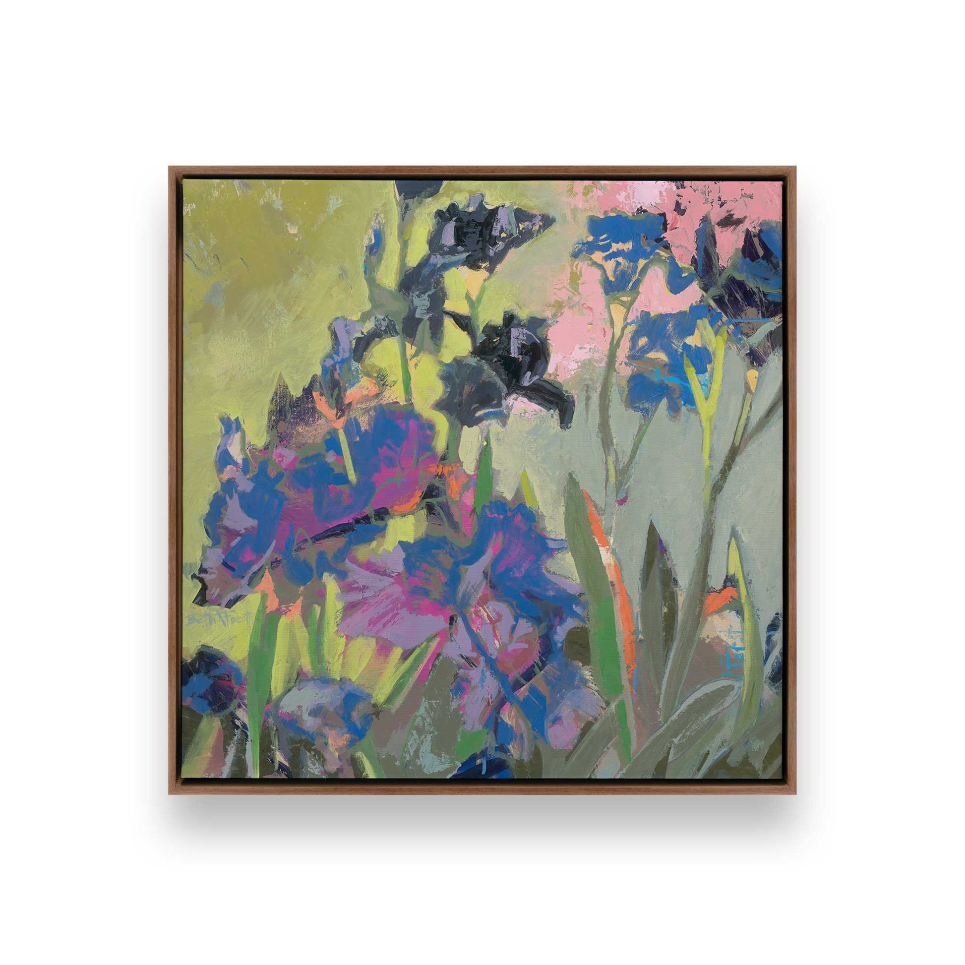 [Color:Walnut], Picture of art in a Walnut frame