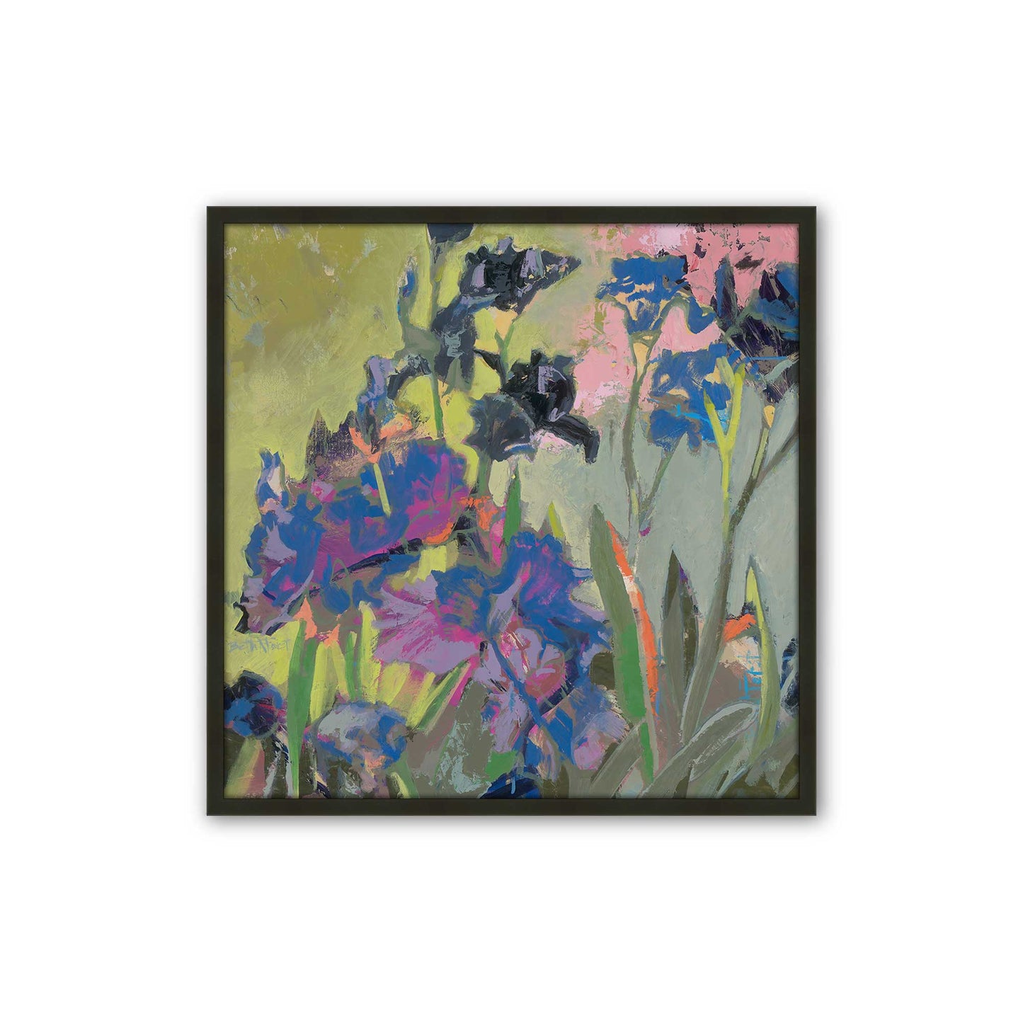 [Color:Satin Black], Picture of art in a Satin Black frame