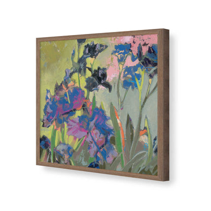 [Color:Walnut], Picture of art in a Walnut frame of the corner