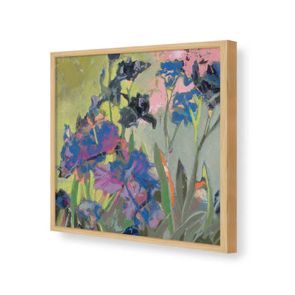 [Color:American Maple], Picture of art in a American Maple frame of the corner