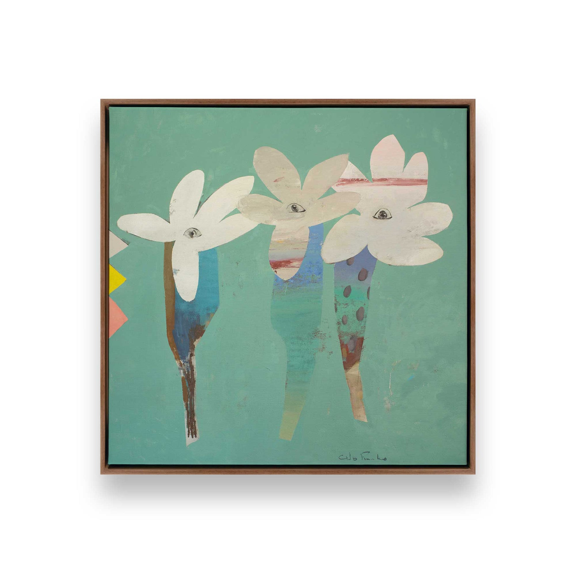 [Color:Walnut], Picture of art in a Walnut frame