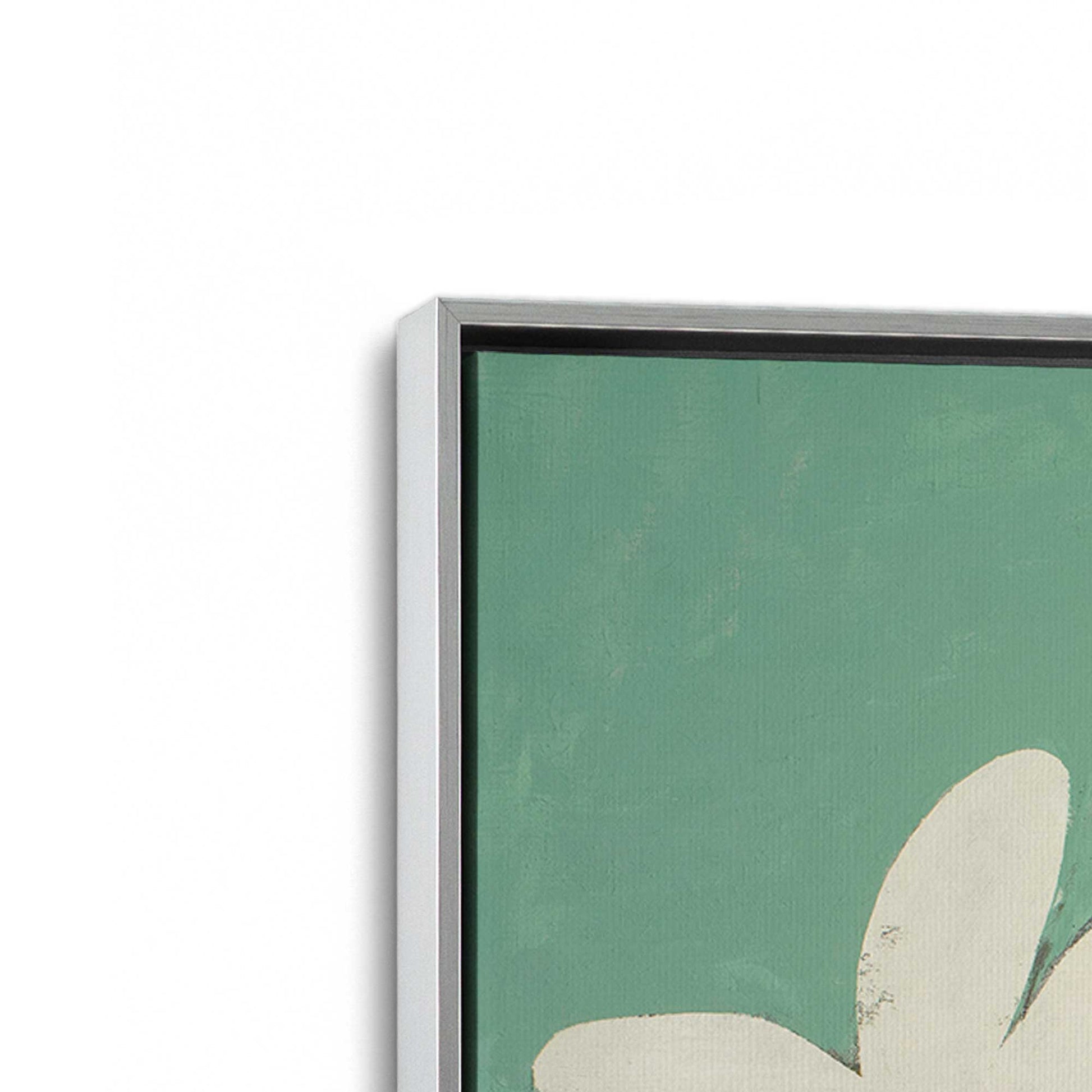 [Color:Polished Chrome], Picture of art in a Polished Chrome frame at an angle