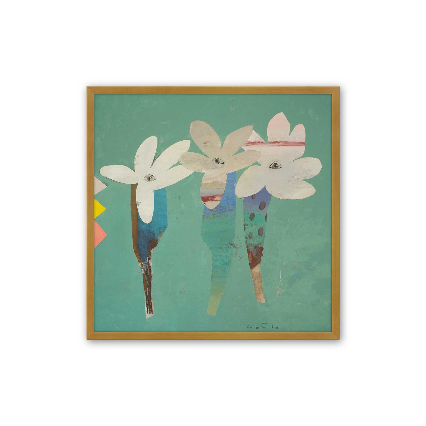[Color:Polished Gold], Picture of art in a Polished Gold frame