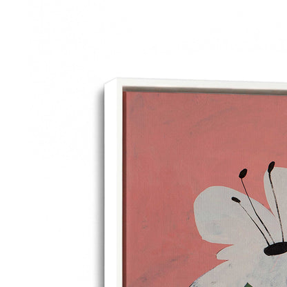 [Color:Opaque White], Picture of art in a White frame at an angle