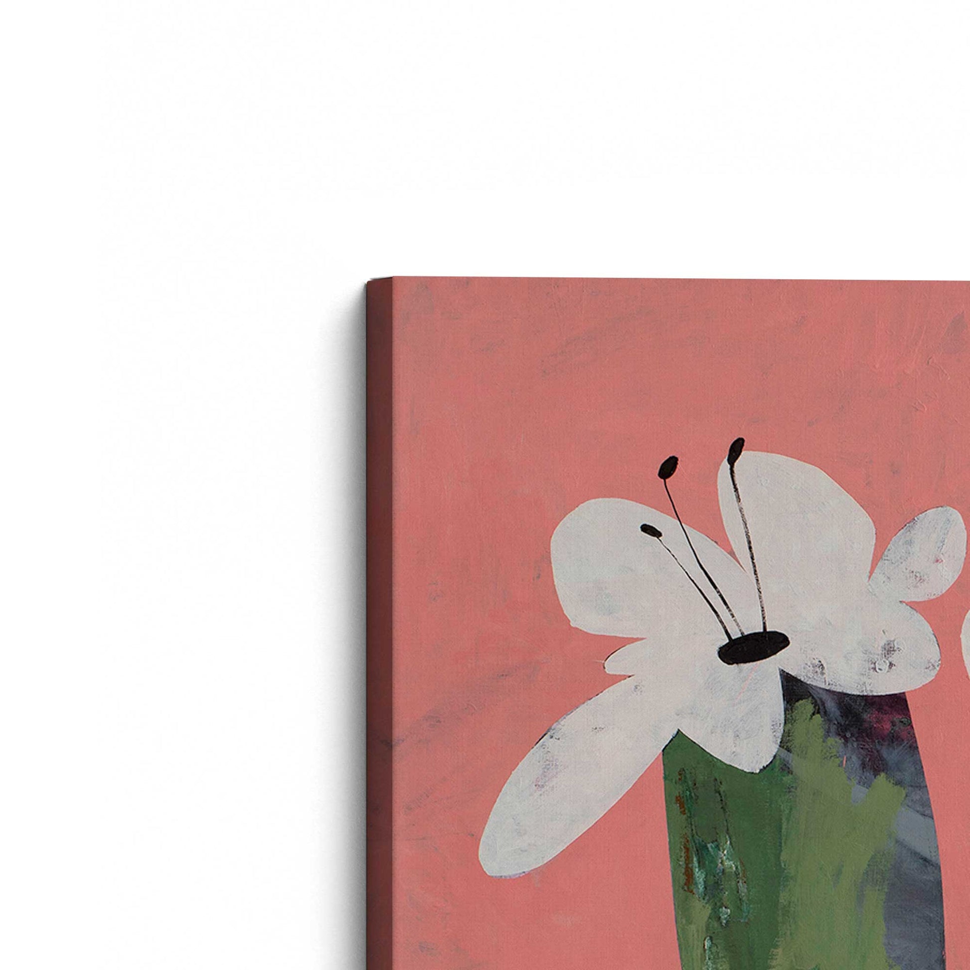 [Color:Stretched Canvas], Picture of the corner of the art