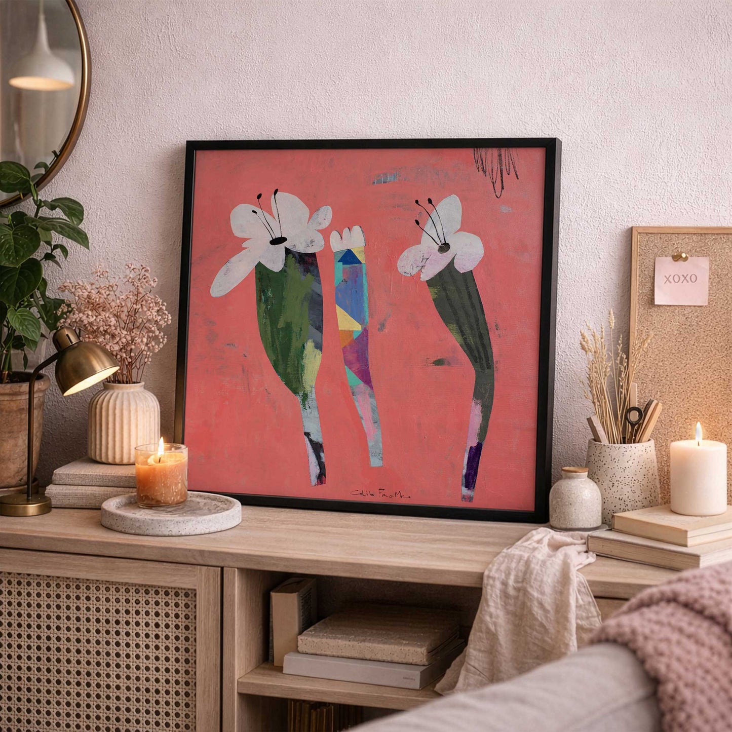 Picture of art in a room