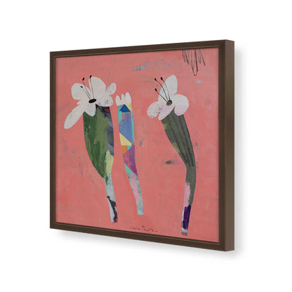 [Color:Espresso], Picture of art in a Espresso frame of the corner