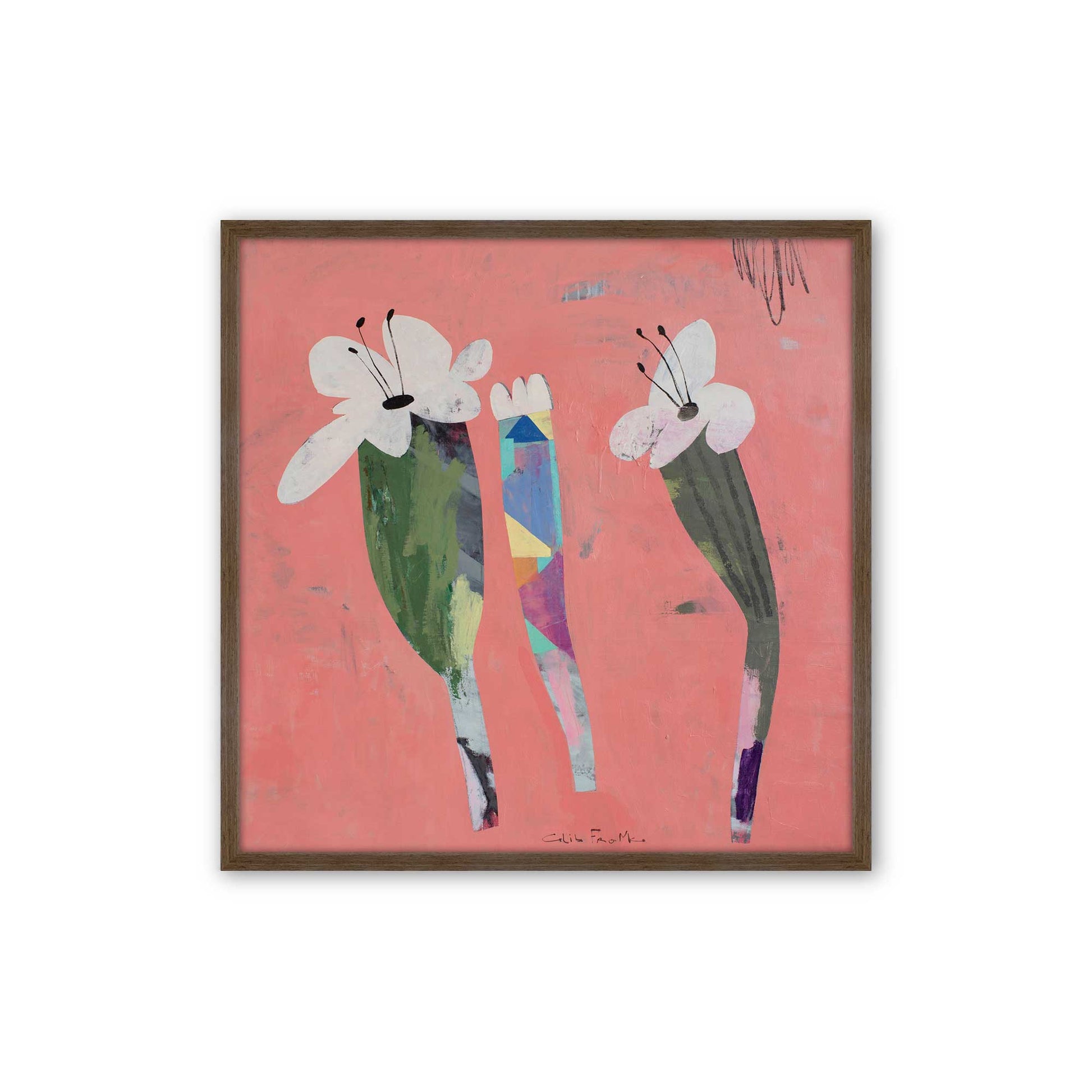 [Color:Walnut], Picture of art in a Walnut frame