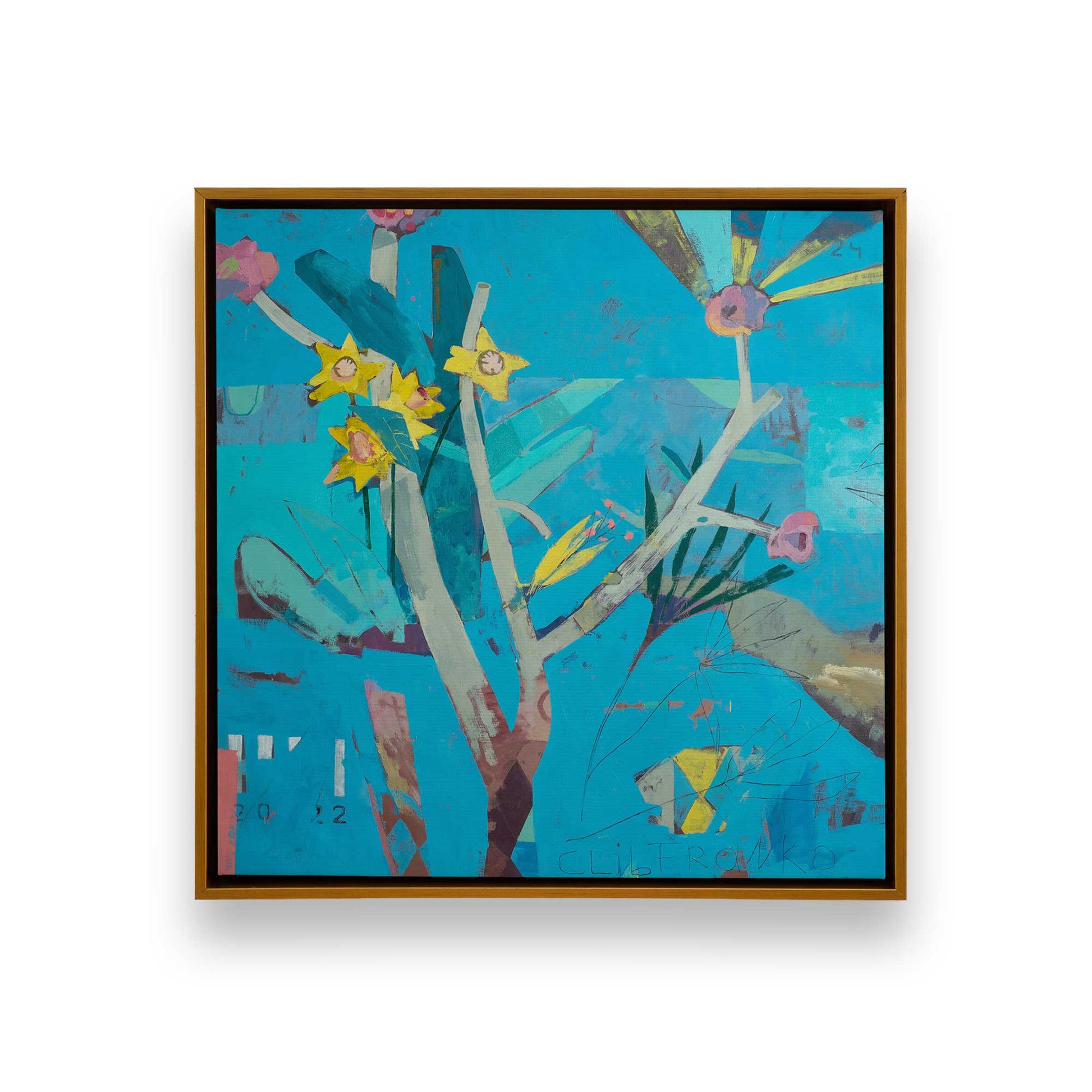 [Color:Polished Gold], Picture of art in a Polished Gold frame