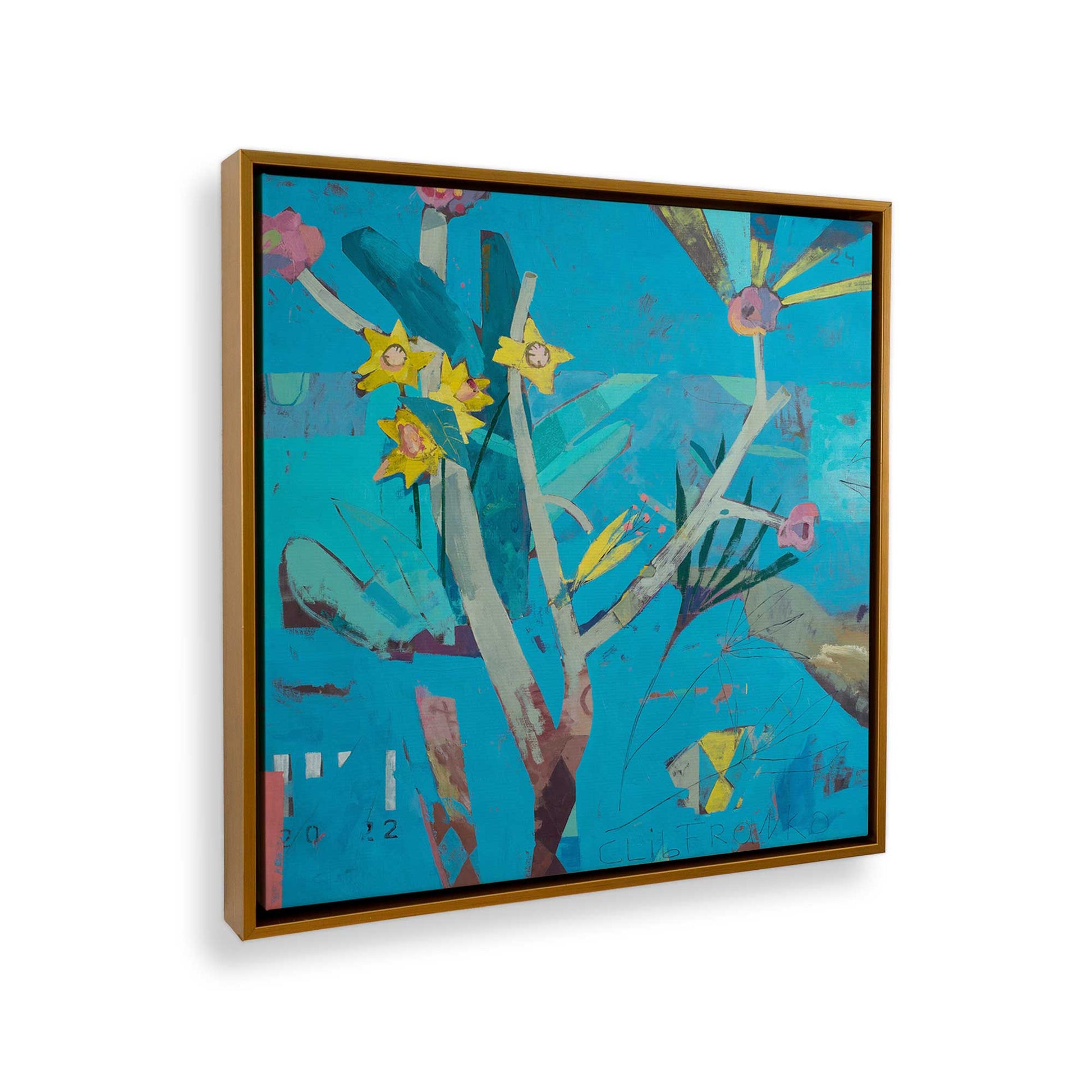 [Color:Polished Gold], Picture of the corner of the art