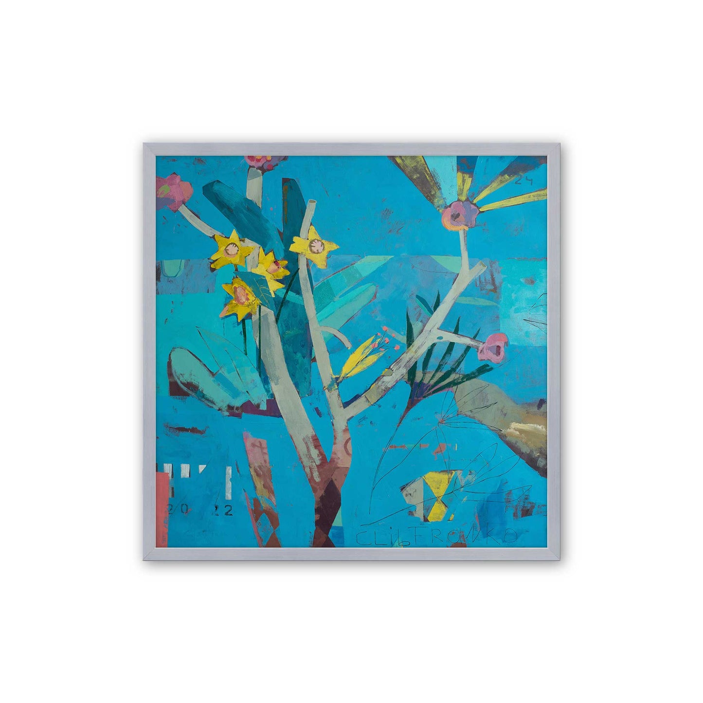 [Color:Polished Chrome], Picture of art in a Polished Chrome frame