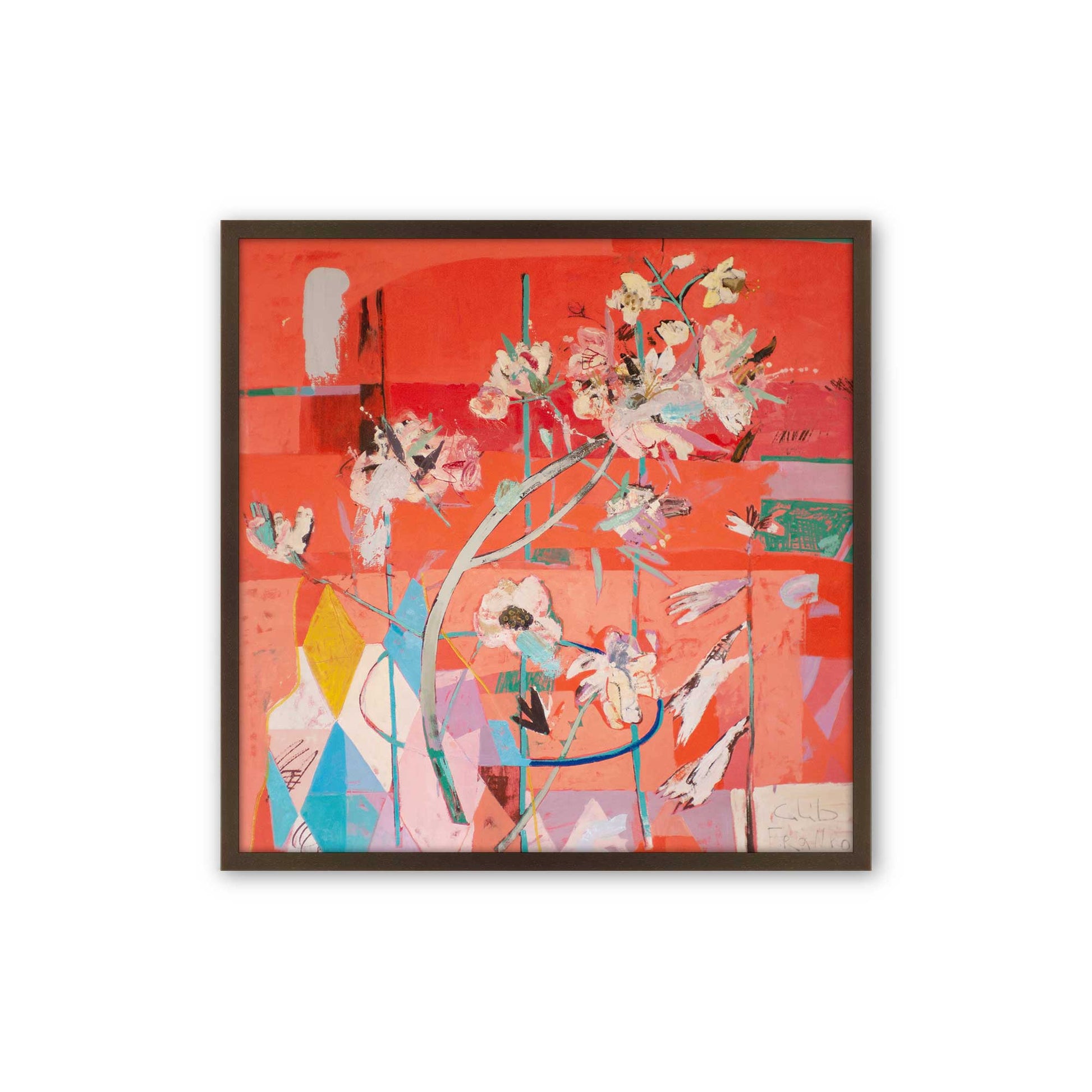 [Color:Espresso], Picture of art in a Espresso frame